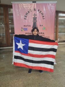 Maranhense de oito anos conquista Campenato Brasileiro Blitz de Xadrez de forma invicta