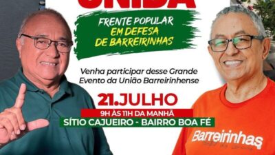 Léo Costa e Amílcar Rocha sinalizam com união em Barreirinhas