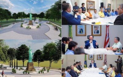 Depois ‘Ilha de Manhattan’, Governador Carlos Brandão anuncia construção da ‘Estátua da Liberdade’ em Nova Iorque…