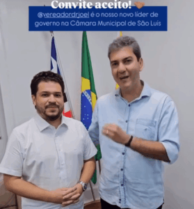 Dr. Joel é o novo líder do governo Eduardo Braide na Câmara Municipal de São Luís