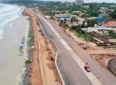 Parte do trânsito da extensão da Avenida Litorânea é liberado