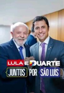 Lula grava vídeo pedindo votos para Duarte Júnior…