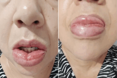 Educadora fica com a boca gigante após usar creme dental da Colgate Clean Mint
