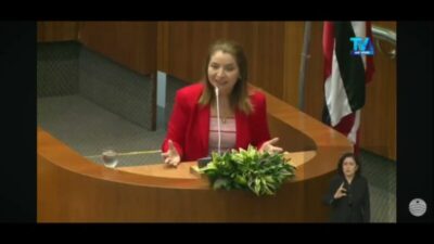 Reeleita, presidenta Iracema Vale faz duro discurso na Assembleia