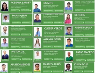 VEJA OS DEPUTADOS ESTADUAIS E FEDERAIS ELEITOS NO MARANHÃO