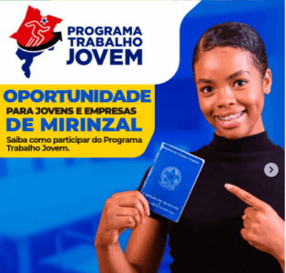 Prefeito Deyvison do Posto convida os jovens estudantes de Mirinzal para se inscreverem no “Programa Trabalho Jovem