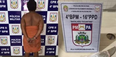 Suspeita de esfaquear mulher no pescoço é presa com facão sujo de sangue