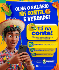 Pelo sexto mês consecutivo, prefeito Deyvison do Posto antecipa salário de servidores em Mirinzal