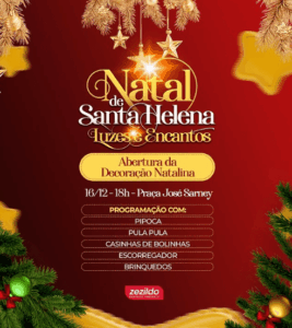 Santa Helena faz o lançamento oficial da decoração Natalina nesta segunda feira (16)
