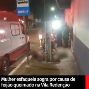 No Maranhão, nora esfaqueia sogra por causa de feijão queimado