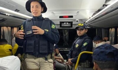 DORMIA NO ÔNIBUS: Jovem é preso na BR-153 por tocar corpo de passageira
