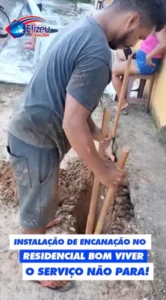 Serviços de instalação do sistema de abastecimento no residencial Bom Viver continuam a todo vapor