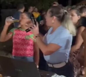 Cotada como pré-candidata a prefeita de Graça Aranha, primeira-dama de São Domingos do Maranhão realiza a distribuição de caixas de cerveja para população humilde