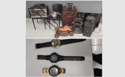 Polícia recupera objetos roubados da casa do pai do deputado Leandro Bello e outros sítios