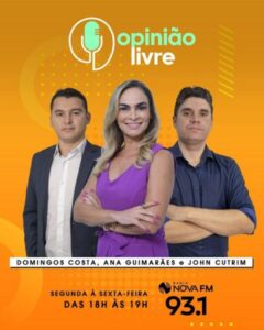 VÍDEO: Confira como foi a estreia do programa ‘Opinião Livre’ na Nova FM…