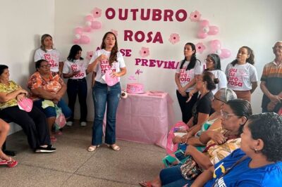 Outubro Rosa: ações de conscientização sobre o câncer de mama movimentam UBSs