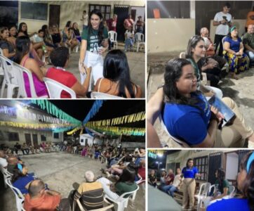 Mariana Brandão realiza reunião com moradores do Lima Verde em Paço do Lumiar…
