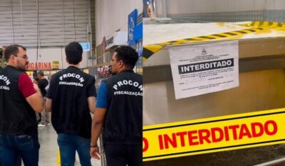 Procon interdita setor de pescado do Mix Mateus, em São Luís