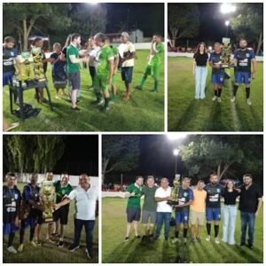 Dr Tharles Gonçalo e vice-prefeito Reinaldo, prestigiam grande final na chácara do Dr. Joaquim