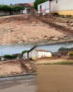 Paraibano: Praça pública está sendo demolida para que sua área seja loteada e doada ilegalmente em troca de suposto apoio político