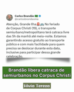 Brandão libera circulação de ônibus semiurbanos no feriado de Corpus Christi no Maranhão