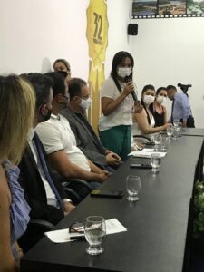 Dr. Washington Luiz esteve na FAMEM para receber uma câmara fria para o município de Bacuri.