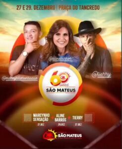 Tierry e Marcynho Sensação agitam os 60 anos de São Mateus