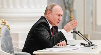 Vladimir Putin reconhece independência dos territórios separatistas pró-Rússia na Ucrânia