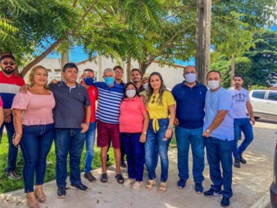 Vereadora Bianca Mendes visita obras em Paço do Lumiar