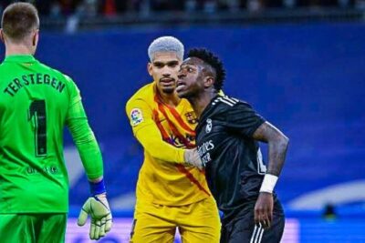 El Clássico: Zagueiro do Barcelona ironiza Vini Jr: “Bola de Ouro no ano que vem”