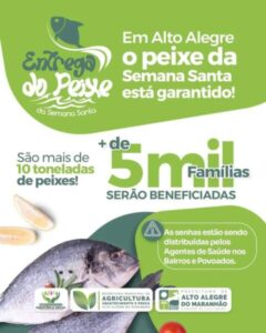 Alto Alegre: Prefeita Nilsilene do Liorne garante peixe na mesa dos altoalegrenses na  Semana Santa