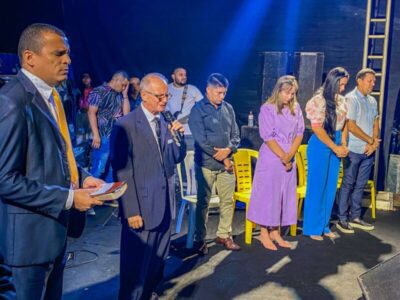Morros: Prefeito Paraíba realiza evento gospel no primeiro dia de comemorações na cidade
