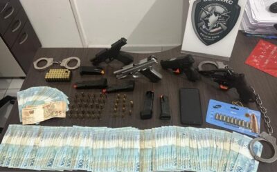 Oficial da reserva da PM é preso com armas de fogo ilegais no Anjo da Guarda, em São Luís