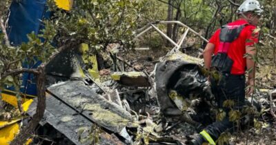 Avião agrícola cai e piloto morre carbonizado no sul do Maranhão