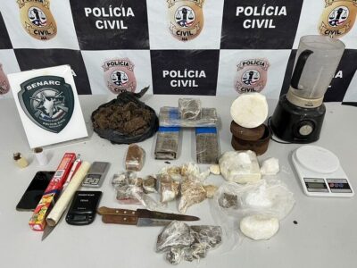 Polícia Civil apreende 7 kg de drogas e prende suspeito no bairro Liberdade em SL