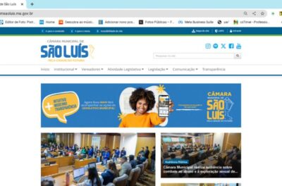 Câmara lança novo site institucional