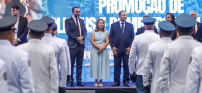 Iracema Vale destaca reconhecimento ao trabalho da PM e Corpo de Bombeiros durante ato de promoção de militares