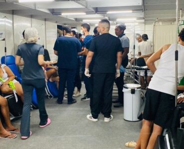 Hospital de Campanha assegura atendimento a mais de 70 pacientes no Réveillon da Avenida Litorânea