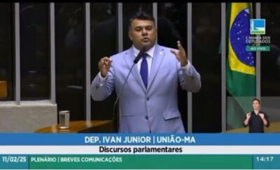 Em primeiro discurso na Câmara, Ivan Júnior defende classe trabalhadora