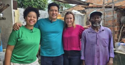 Empresário Geraldo Jr. realiza mais uma entrega do programa Meu Banheiro Digno em Pinheiro