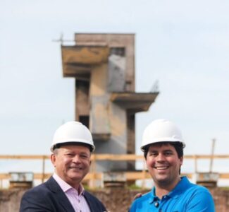 Fufuca e Brandão anunciam reinício das obras do Complexo Aquático do Castelinho