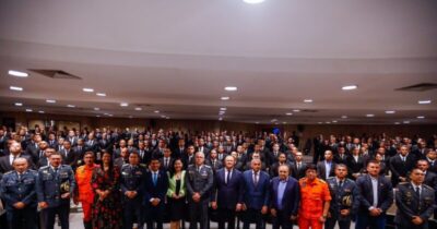 Brandão participa da aula inaugural do curso de formação de 369 novos policiais militares nomeados