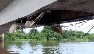 Ponte na BR-316 entre Santa Luzia e Bom Jardim é interditada