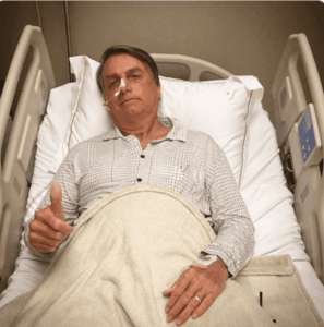 Bolsonaro diz que está ‘se recuperando’ e com ‘cuidados intensivos’…
