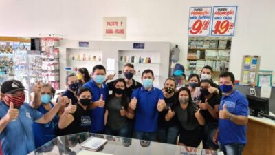 PRÉ-CAMPANHA: Rigo Teles e Marcos Unillar visitam o centro comercial de Barra do Corda e são recebidos de forma calorosa