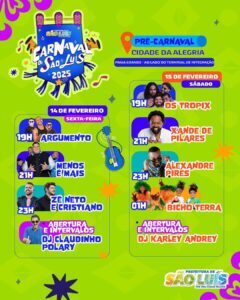 Cidade do Carnaval começa nesta sexta (14) com grandes atrações locais e nacionais