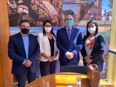 Prefeita Raimunda do Josemar encontra-se em Brasília em busca de recursos para Fernando Falcão