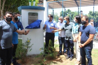 Prefeito Assis Ramos inaugura quadra e reforma da Praça Mané Garrincha em Imperatriz
