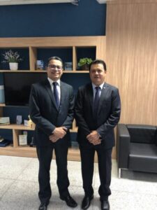 Prefeito eleito Rigo Teles se reúne com secretário de estado da saúde e pede parceria com sua futura gestão