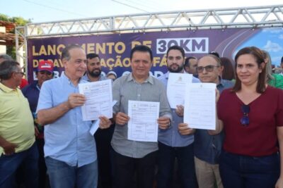 Prefeito Rigo Teles e governador Brandão lançam 30km de asfalto em Barra do Corda